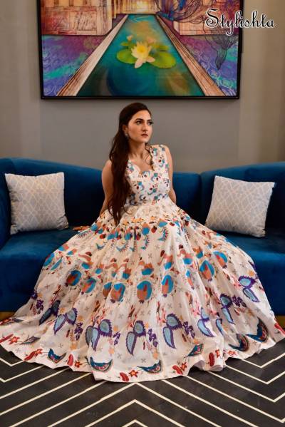 Stylishta Vol 12 By Sagar Impex Partywear Flared Kurti Collection